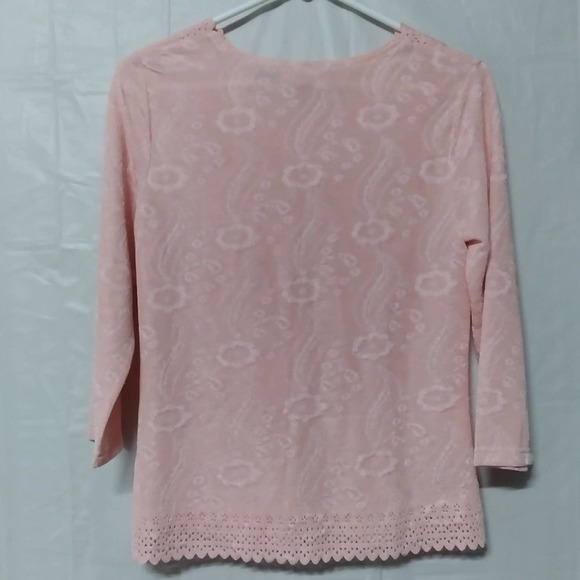 🦋 Once 1 Again Pink Cardigan Sweater Vintage Petite Small - Picture 5 of 7